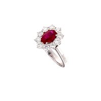 Anillo Damiani Mujer Gemme D in Oro blanco Rubino 1.41 Ct 20081776 - 20081776